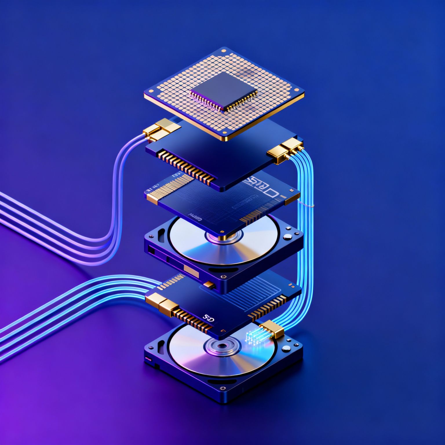 Storage value chain of the global IT supply chain